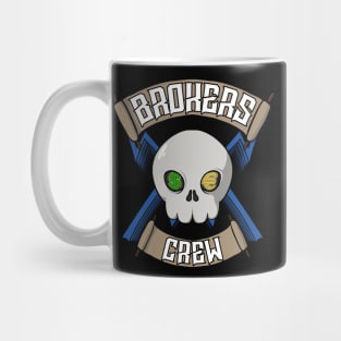 Brokers crew Jolly Roger pirate flag Mug